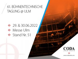 Coda 61. BTT Ulm – Bühnentechnische Tagung der DTHG